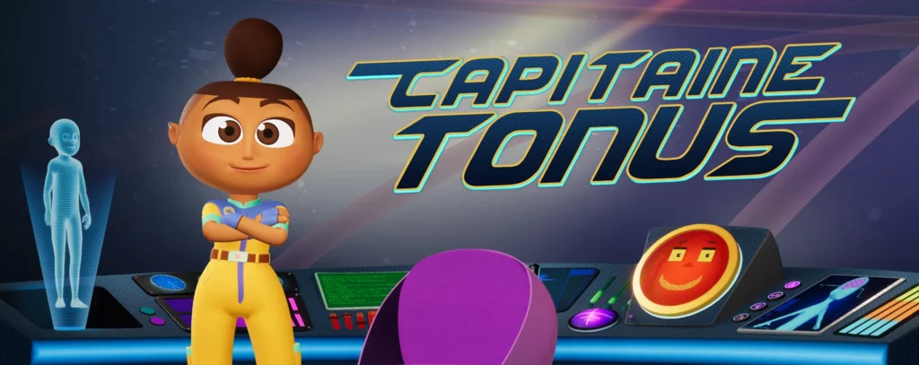 Visuel Visuel officiel de Capitaine Tonus avec le logo